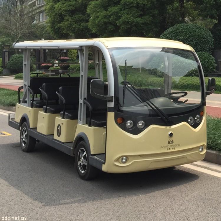 標(biāo)配大功率6.3kw爬坡能力強11-14座電動旅游觀光車