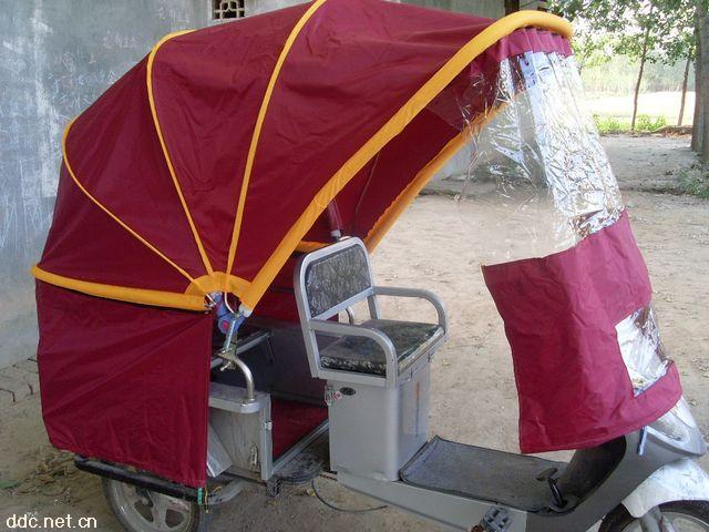 電動三輪車， 80*80 休閑三輪車篷 小型遮陽篷